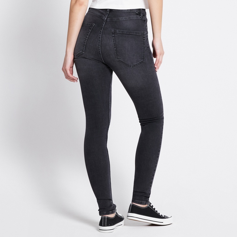 High waist skinny jeans "Snake"